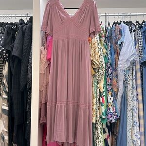 Women’s purple midi dress medium